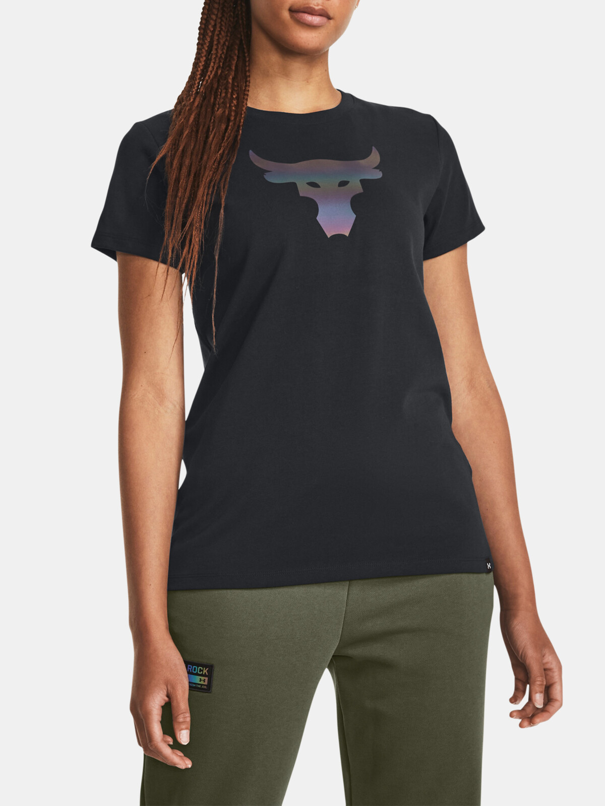 Čierne tričko Under Armour Pjt Rck Nght Shft SS HW Q4