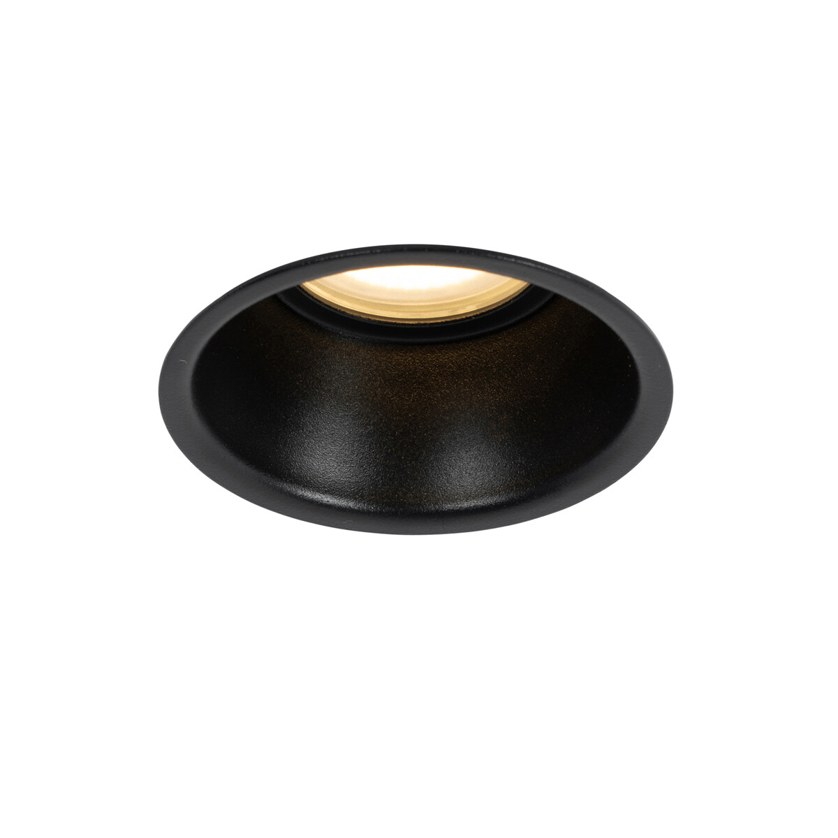 Inteligentné Zapustené Bodové Svetlo Čierne IP44 vrátane Wifi GU10 50mm - Dept