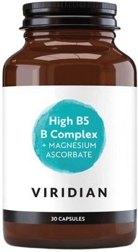 Viridian high five b5 b complex + vit c 30 kapsúl