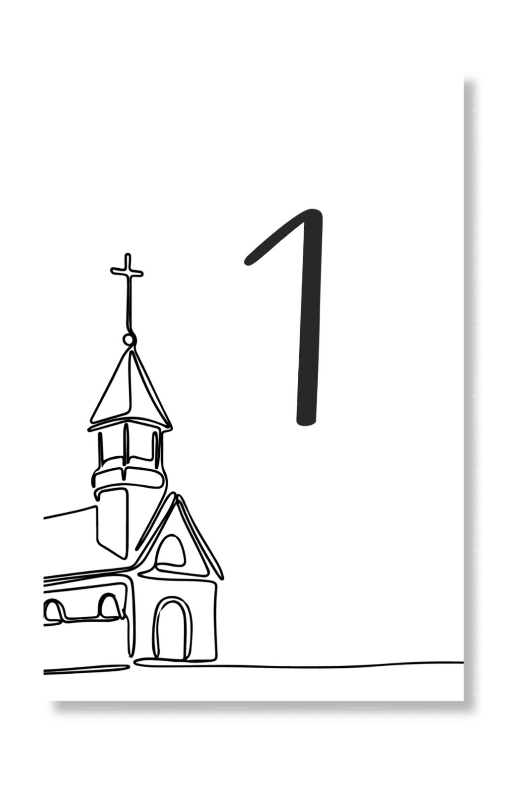 Personal Číslo stola - Classic Zvoľte množstvo: od 1 ks do 10 ks