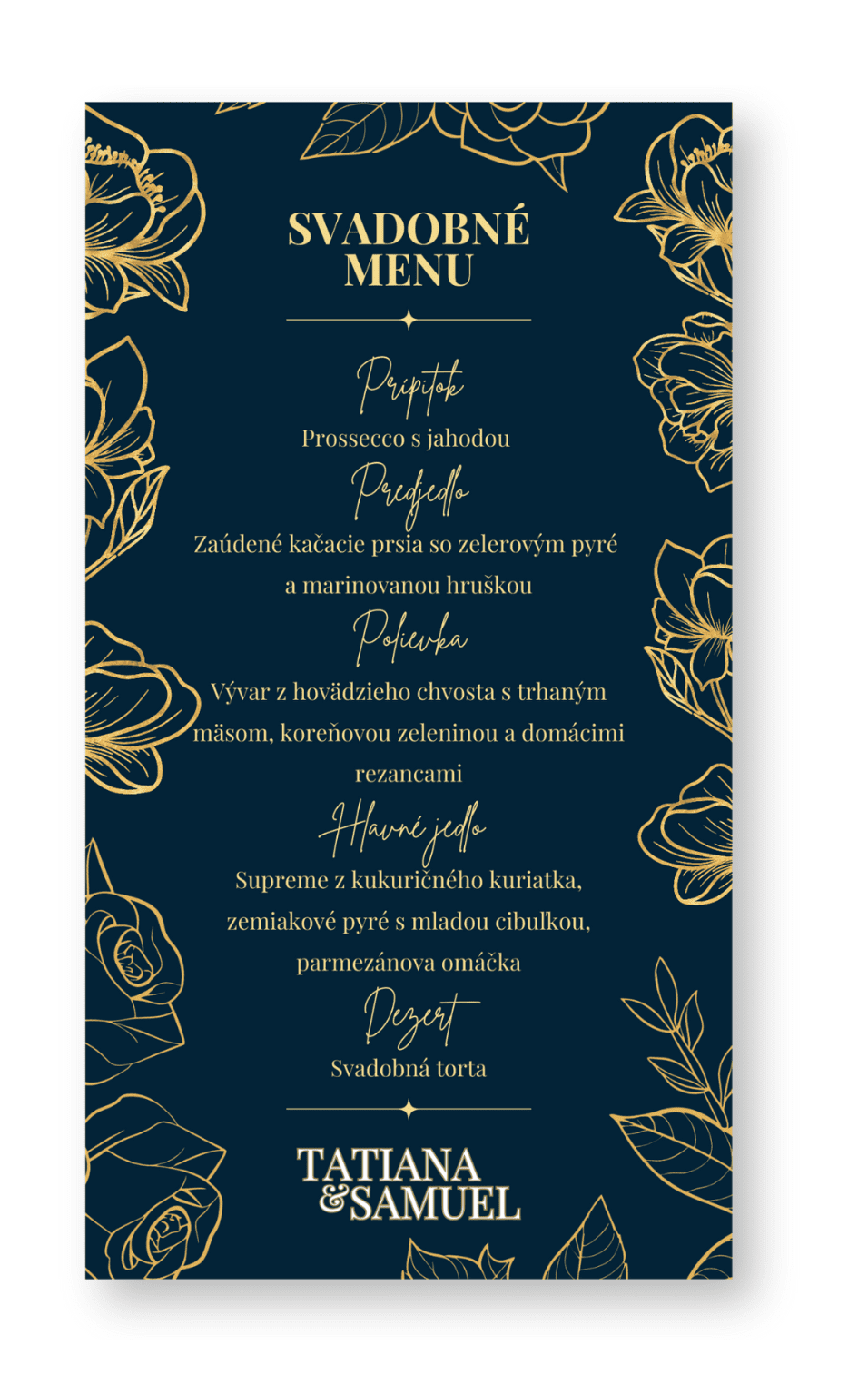 Personal Menu - Orient Gold Zvoľte množstvo: od 61 ks a viac