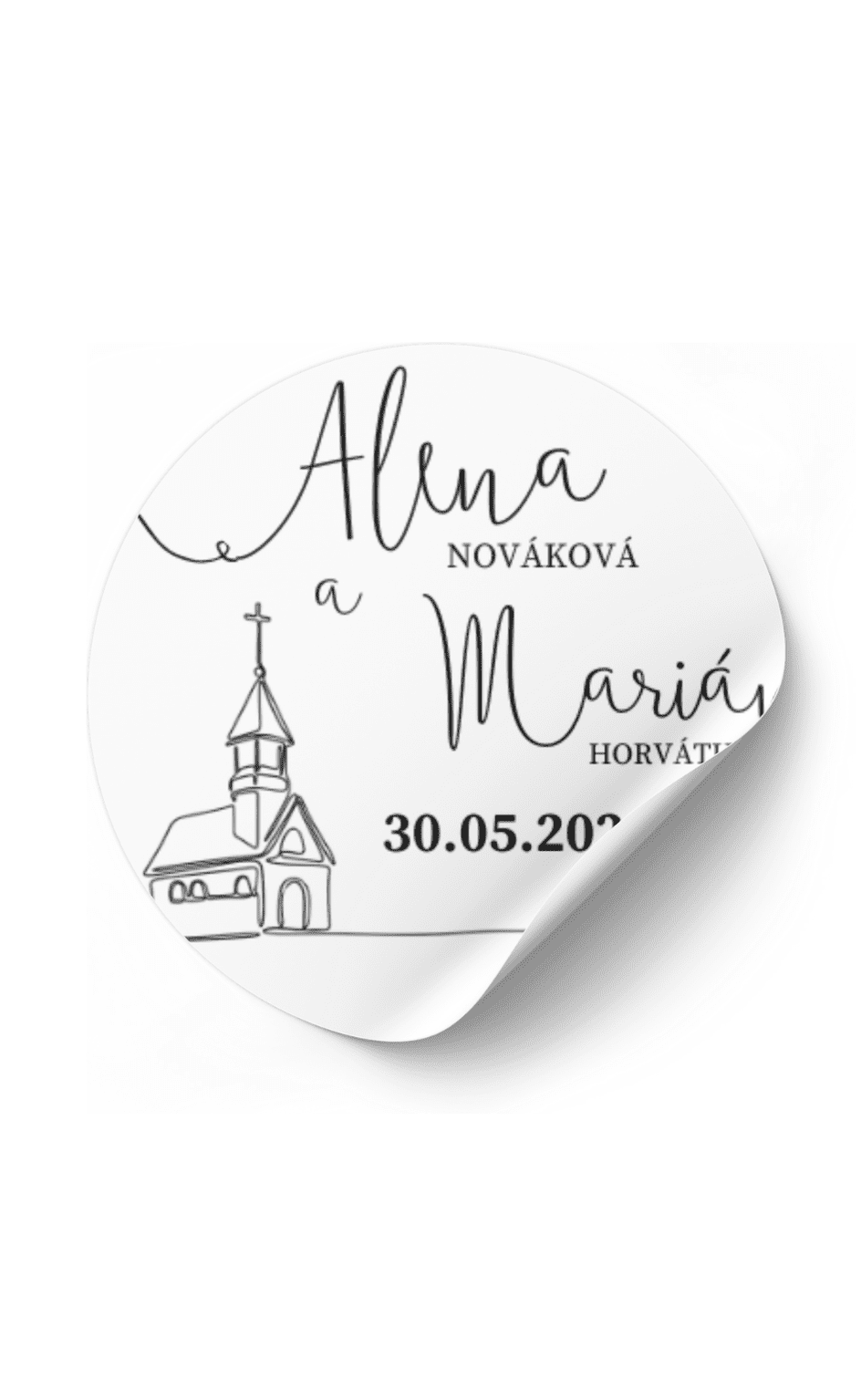 Personal nálepka - Classic Zvoľte množstvo: od 30 do 60 ks