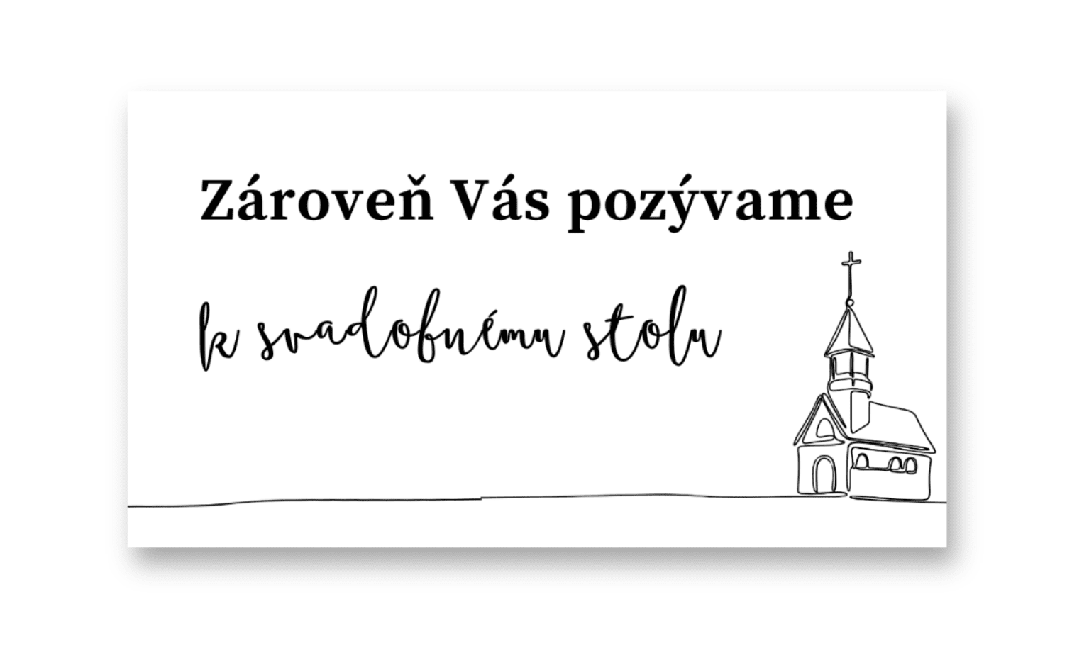 Personal kartička k stolu - Classic Zvoľte množstvo: od 61 ks a viac