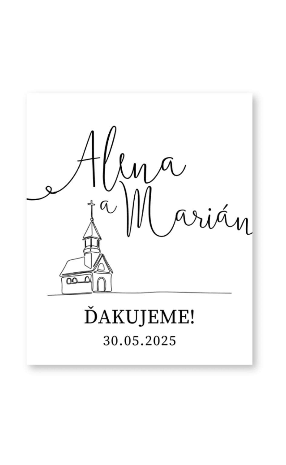 Personal visačka na darček - Classic Zvoľte množstvo: od 41 ks a viac