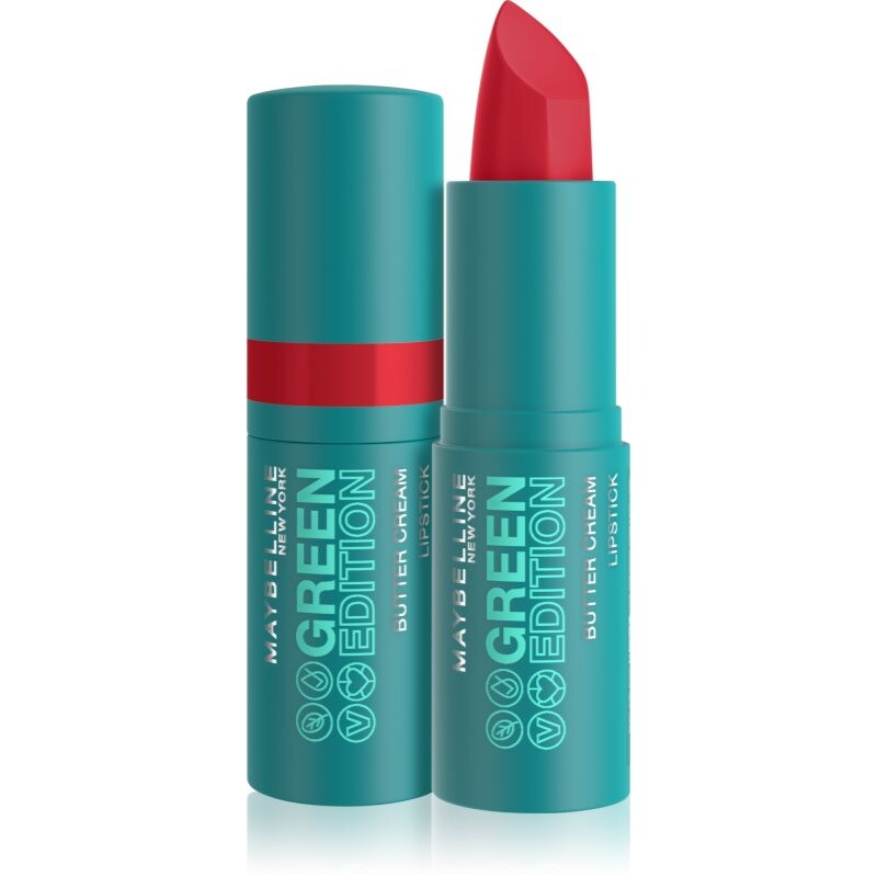MAYBELLINE NEW YORK Green Edition krémový rúž s hydratačným účinkom odtieň 004 Maple 3.4 g