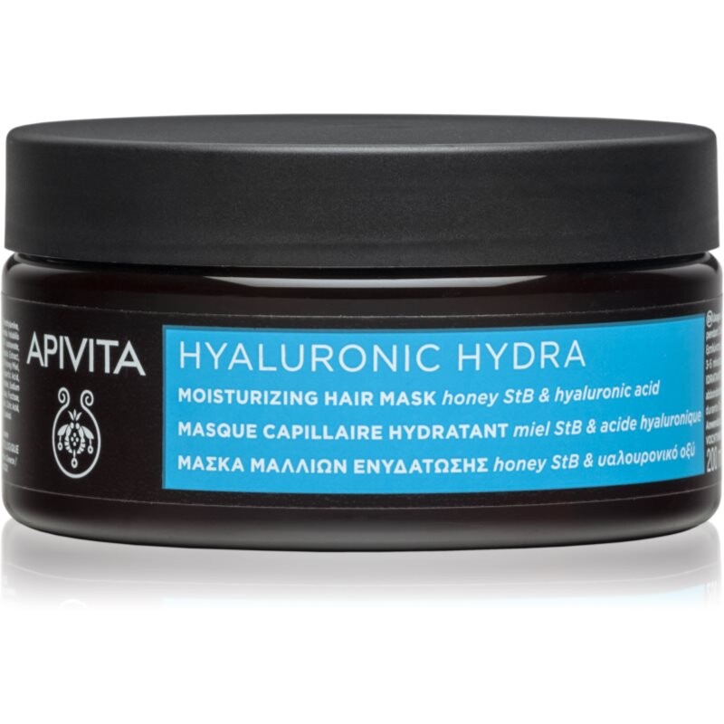 Apivita Hyaluronic Hydra Moisturizing Hair Mask intenzívna hydratačná maska na vlasy 200 ml