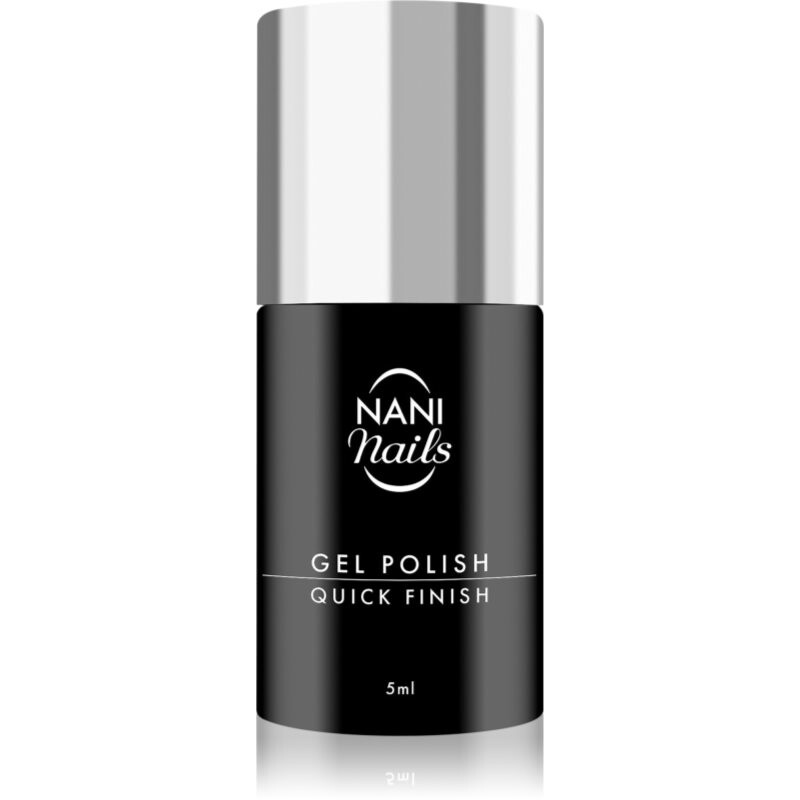 NaniNails NANI Quick Finish vrchný gélový lak pre ochranu a lesk bez výpotku 5 ml