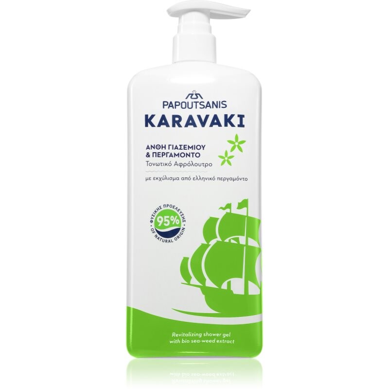 PAPOUTSANIS Karavaki Jasmin & Bergamot sprchový gél 750 ml