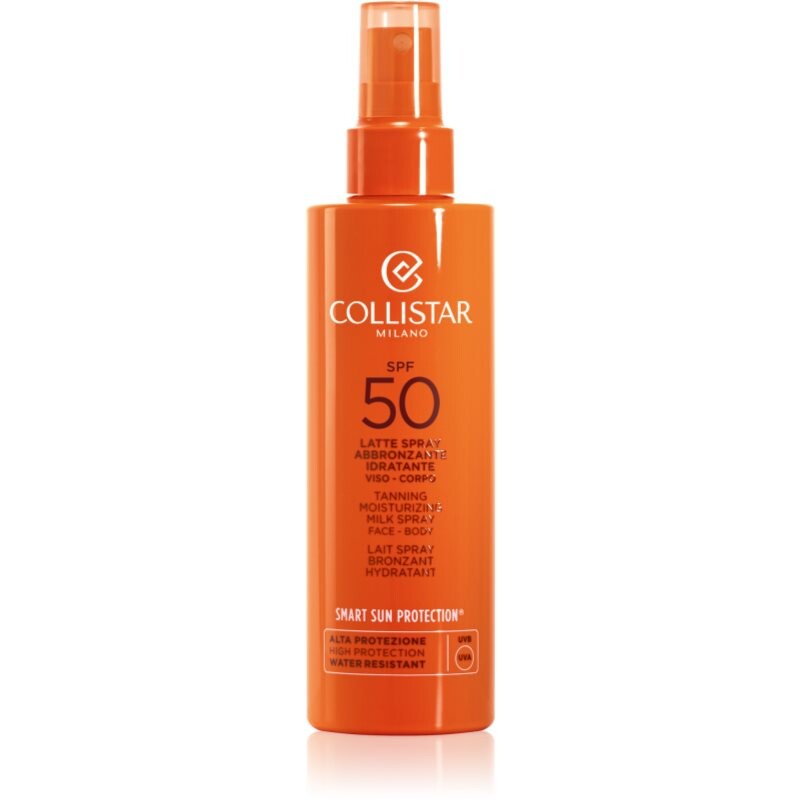 Collistar Tanning Moisturizing Milk Spray hydratačné mlieko na opaľovanie SPF 50 200 ml