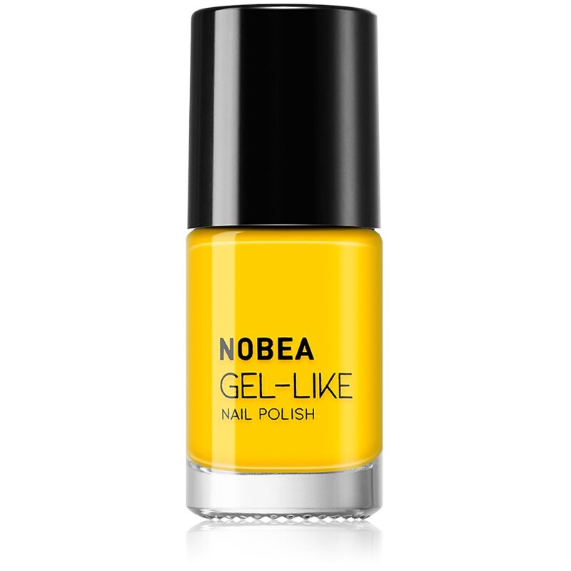 NOBEA Colourful Gel-like Nail Polish lak na nechty s gélovým efektom odtieň honeybee #N32 6 ml