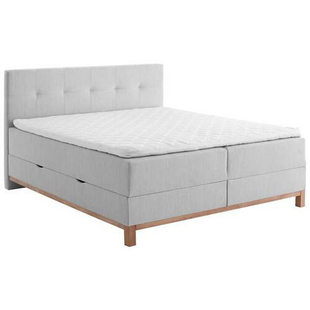 Livetastic AMERICKÁ POSTEĽ, 180/200 cm, textil, svetlosivá