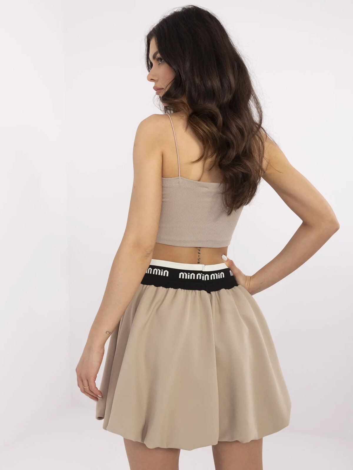 Sukňa MI SD 618371.69P tmavá lila jedna velikost