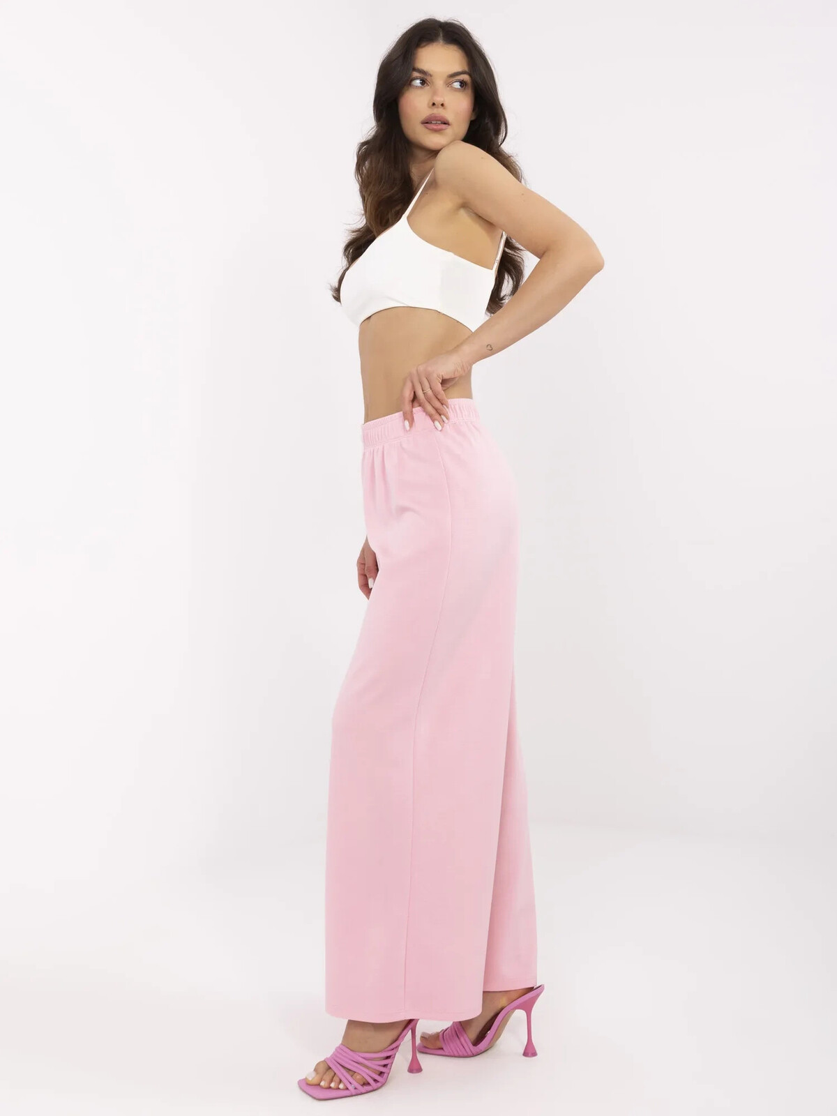 Nohavice DHJ SP 19617.62P ružové jedna velikost