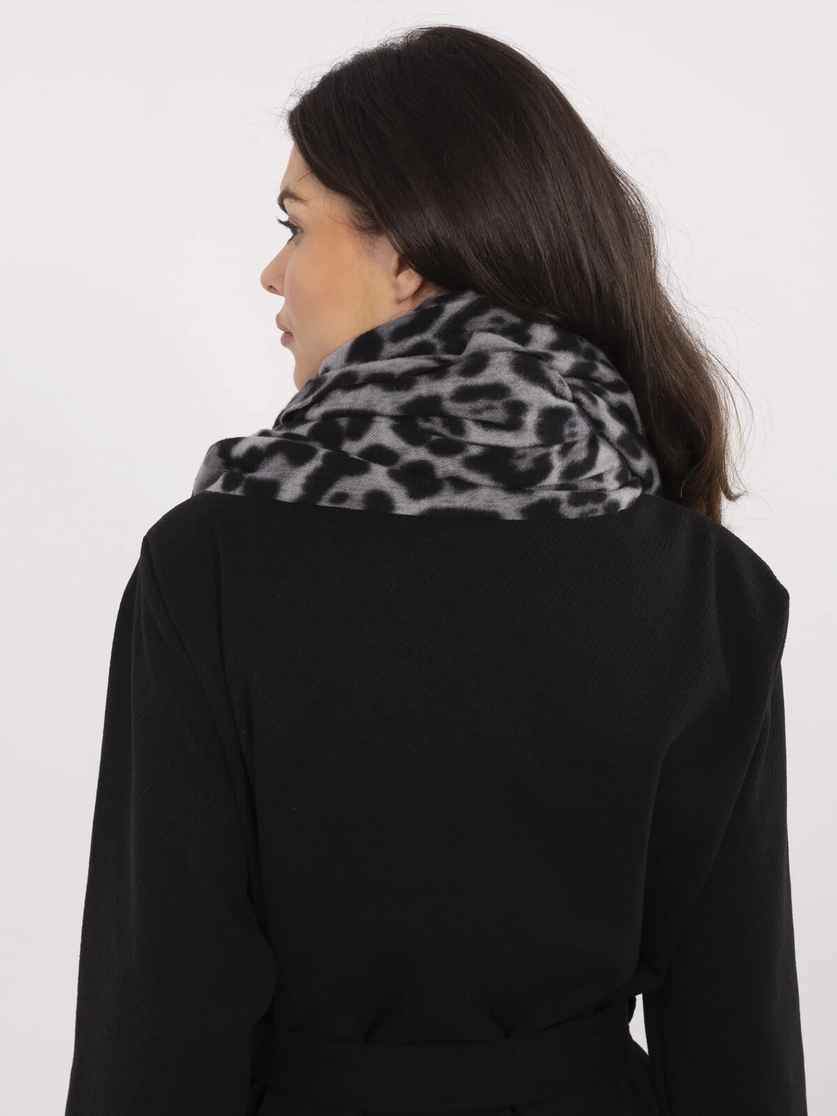 Šatka AT SZ 1 892.39P sivá čierna jedna velikost