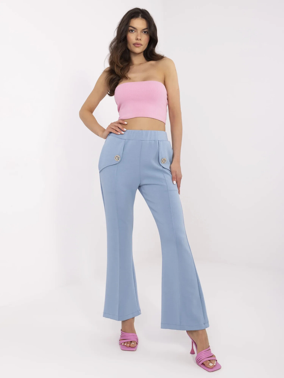 Nohavice DHJ SP 20518.12 modré jedna velikost