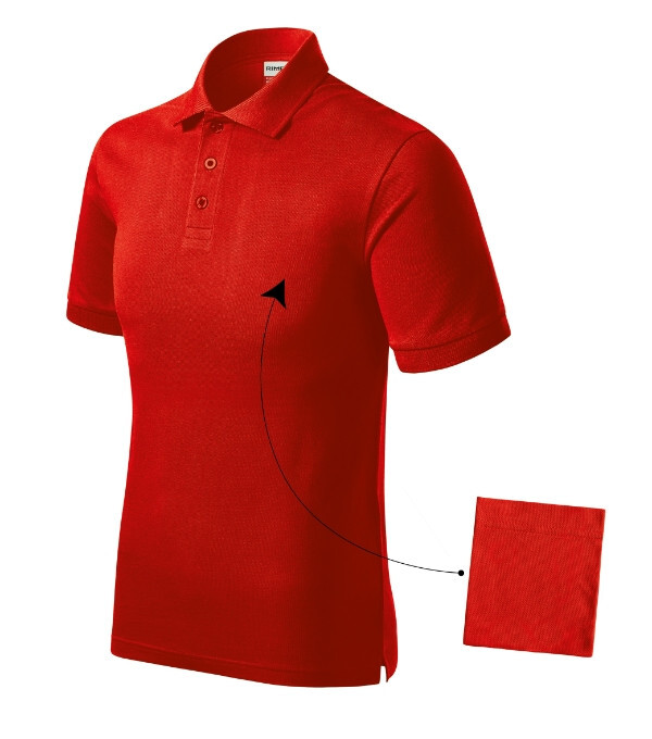 Tričko Resist Heavy Polo Red M