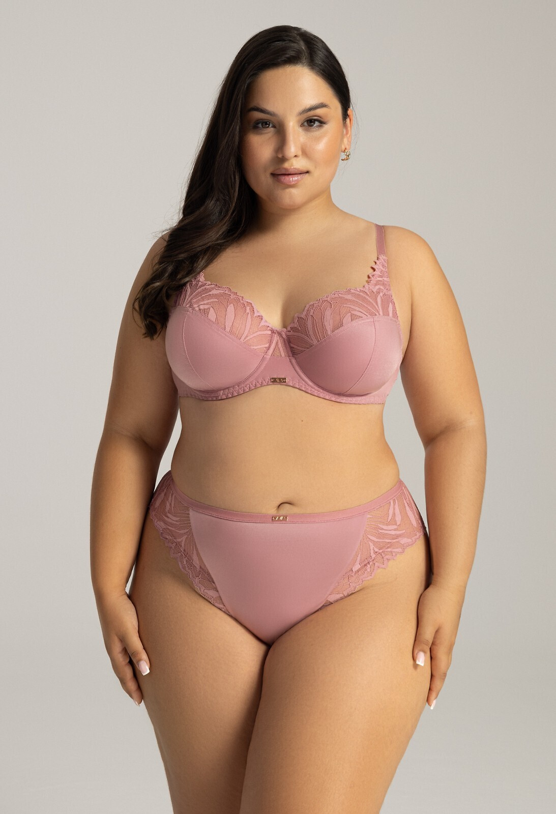 Nohavičky Ava 2106 S-3XL růžová pivoňka S