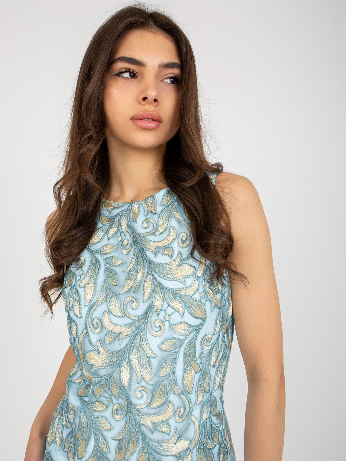 Šaty NU SK 059 2.46 svetlomodré 44