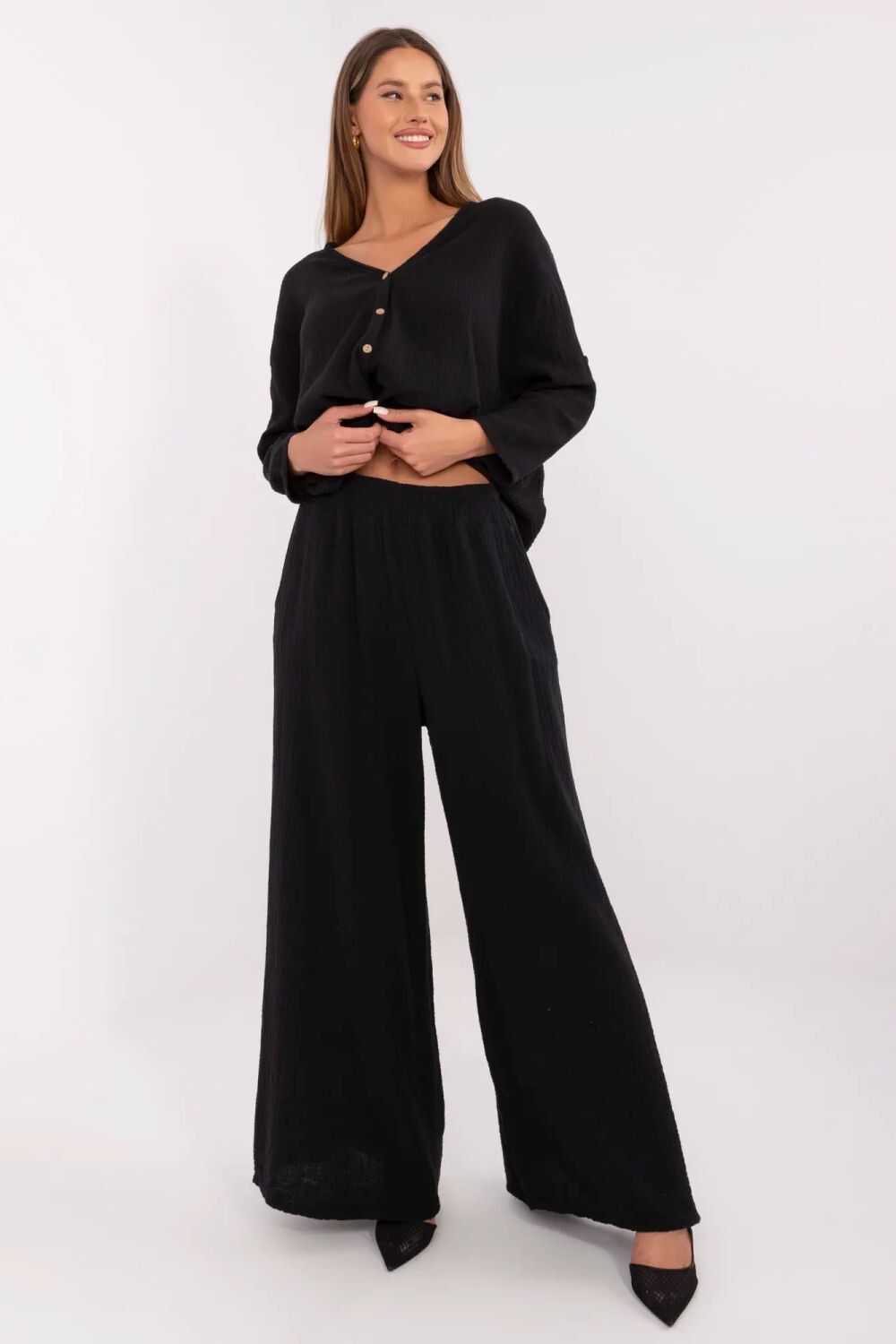 Nohavice MI SP 2563.84 black jedna velikost