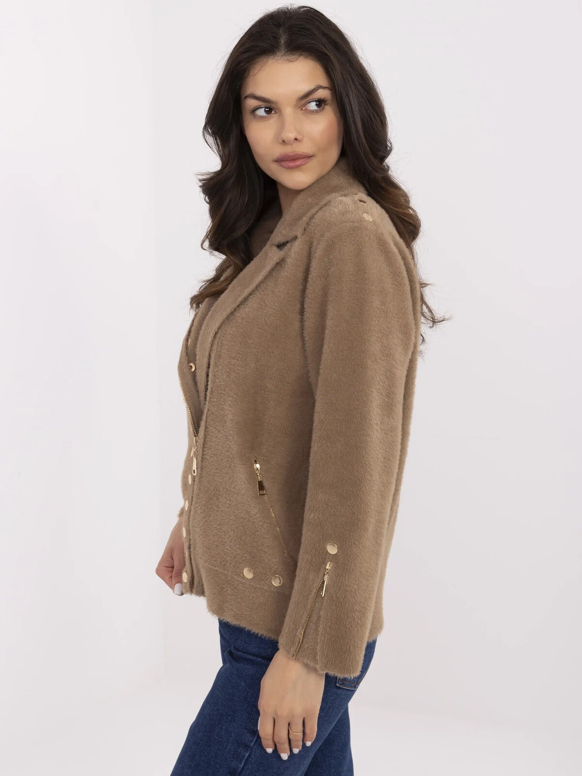 MBM KR bunda L176.87 tmavo lila jedna velikost