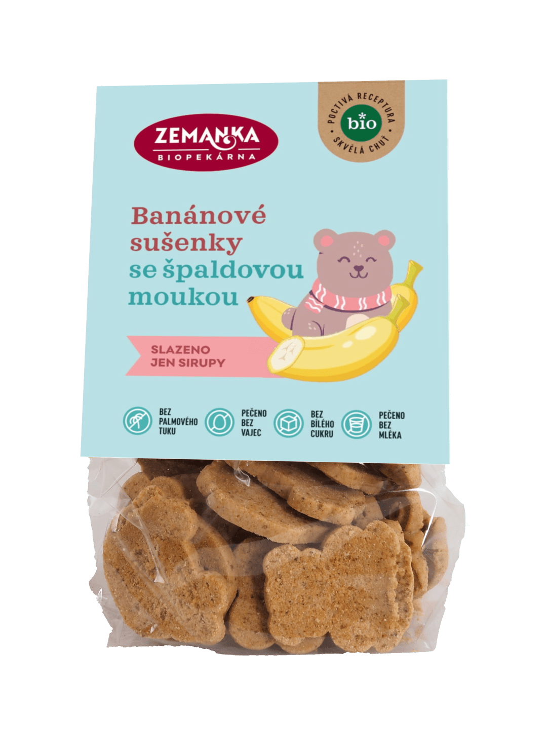 ZEMANKA Špaldové banánové bio sušienky 100 g