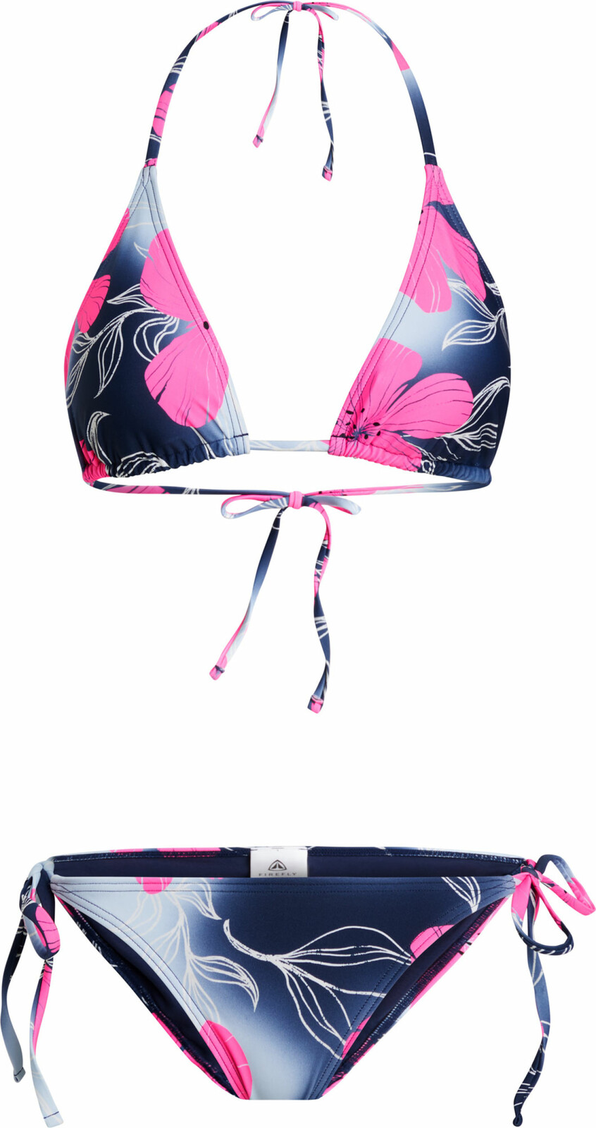 Firefly Mari Painted Flower Triangle Bikini Set Veľkosť: 34