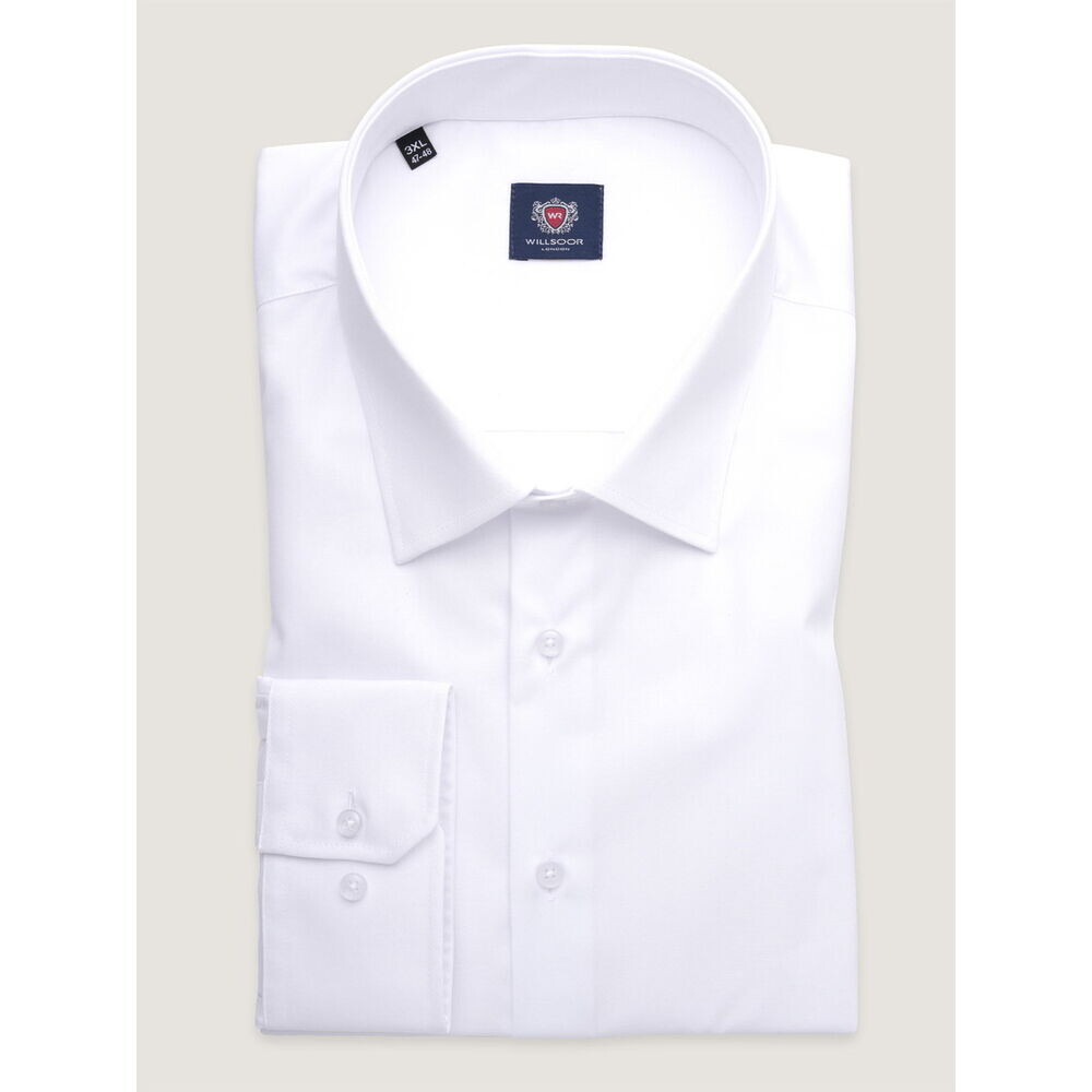 Pánska klasická košeľa svetloružová s hladkým vzorom 18021