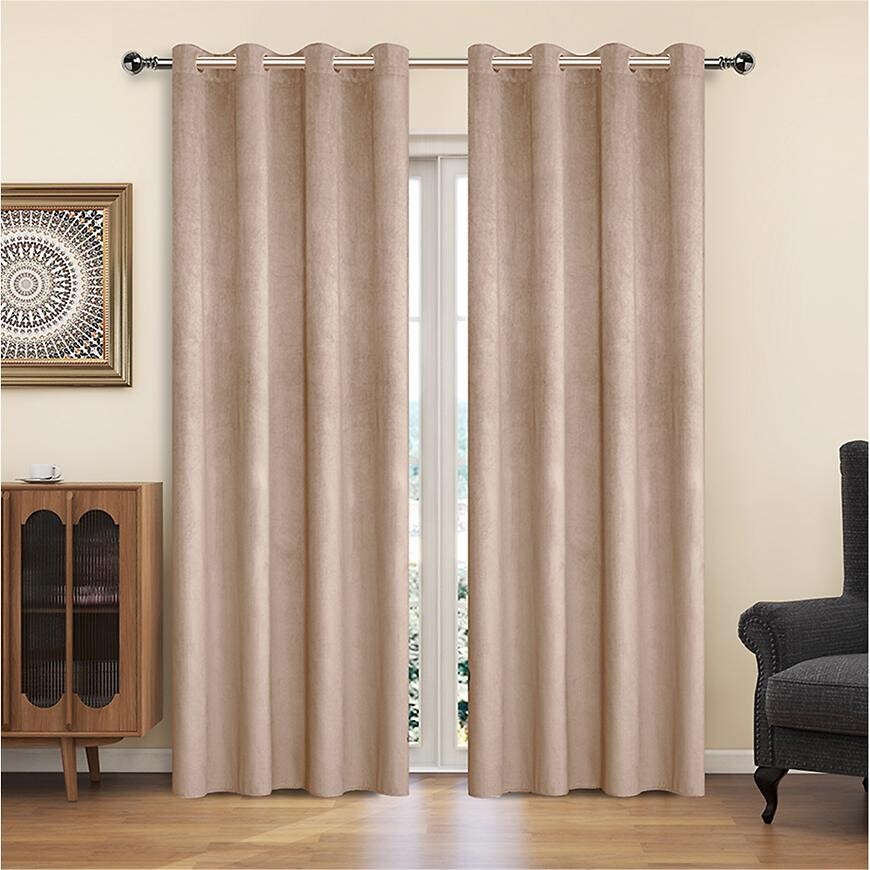 Záves na krúžkoch YC11933/200G/114/140x250 cm béžový