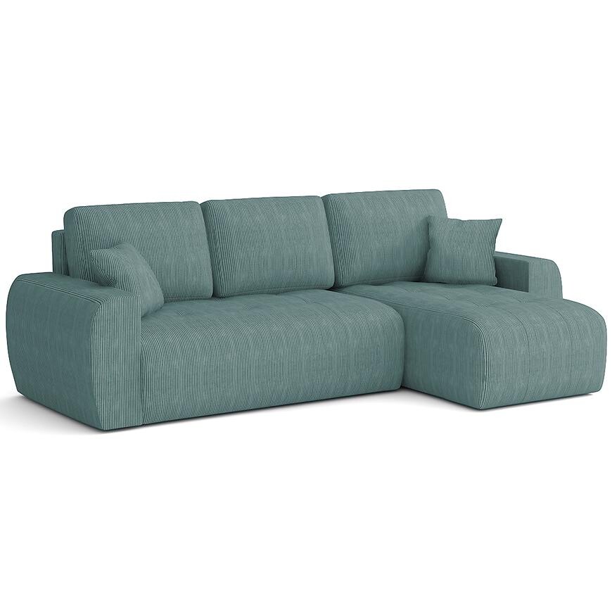 Rohová sedacia súprava Ivo Ontario 12 tyrkysová