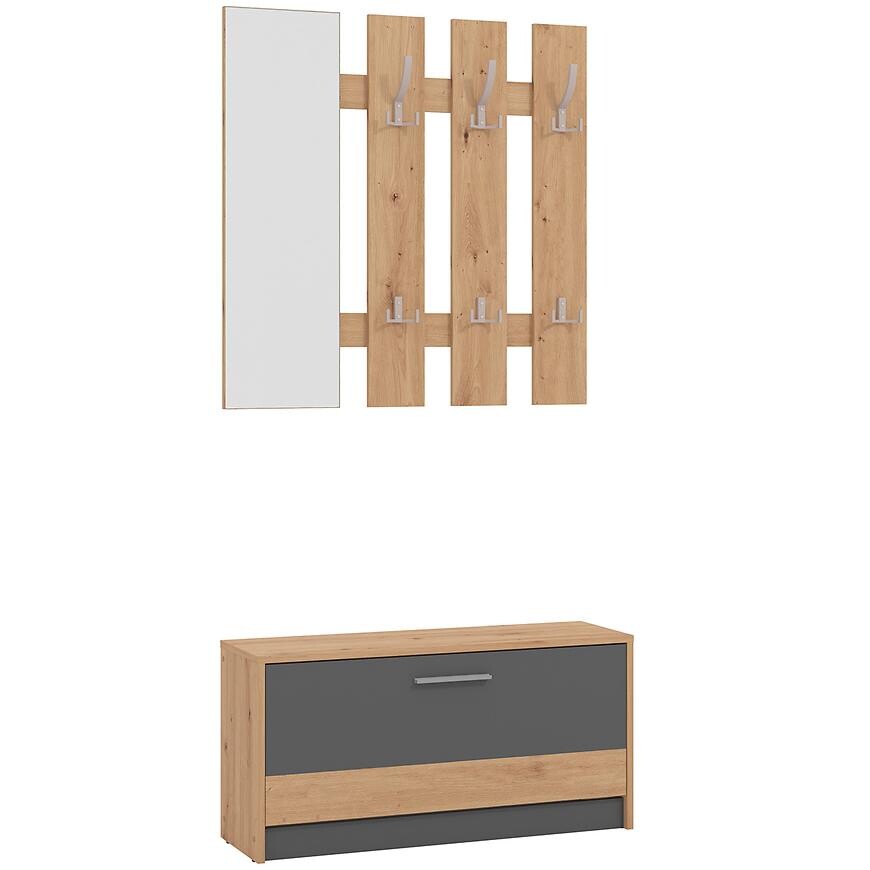 Predsieňový nábytok Rimini Artisan/Grafit 11011705