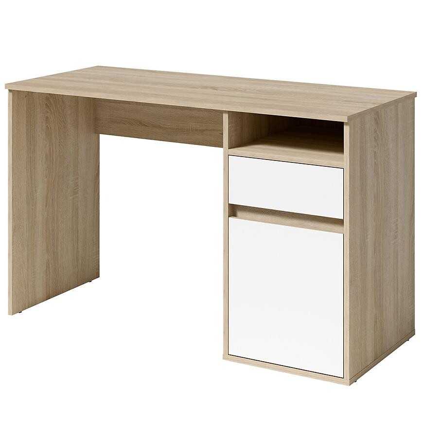 Písací stôl Billa 1d1sz 60 Nfsc B Sonoma/Biela