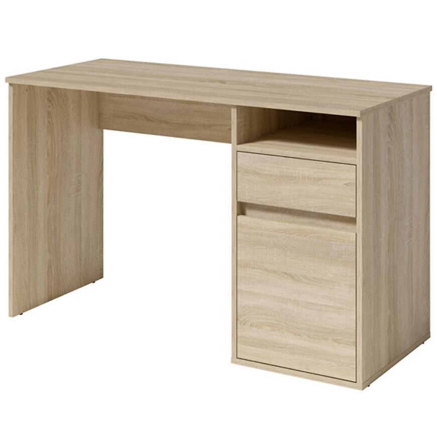 Písací stôl Billa 1d1sz 60 Nfsc B Grafit/Biela