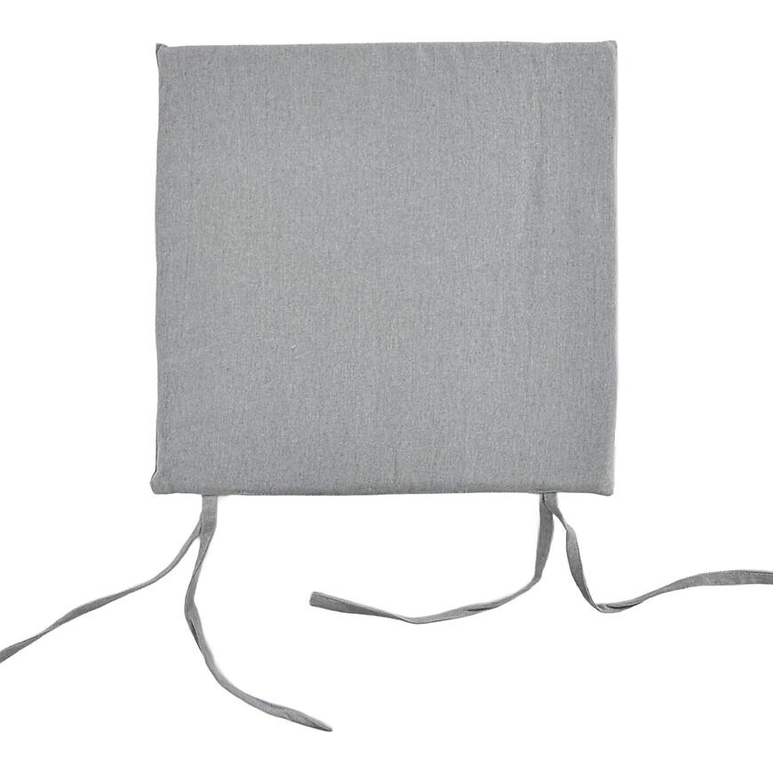 Poduška na stoličku SSE-AAT-CP-3475 (2 cm) 40x40 cm sivá