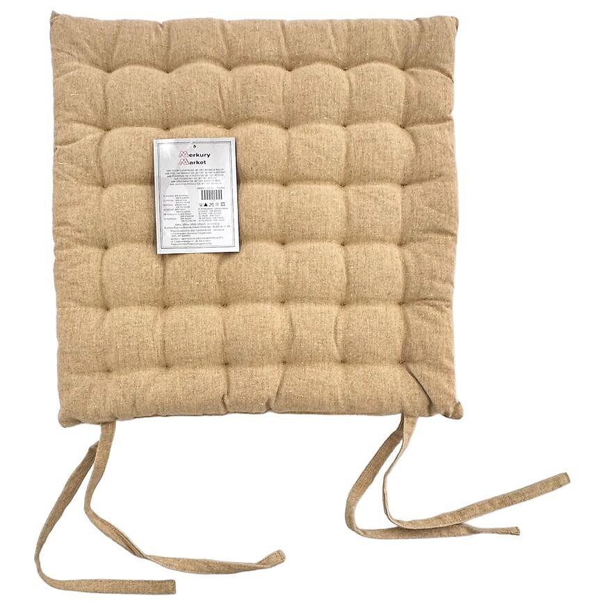 Poduška na stoličku SSE-JBT-1001 40x40 cm béžová