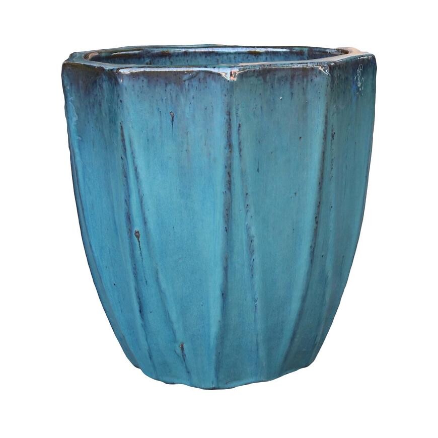 Kvetinač OP19-162 50x50x49 tyrkysová