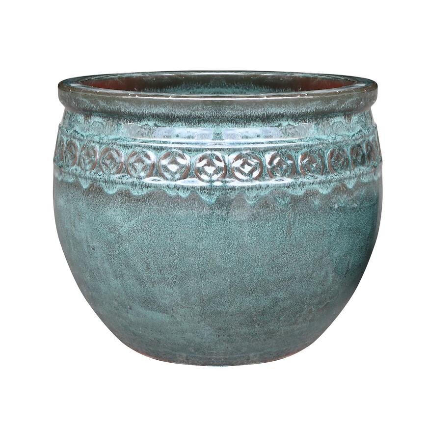 Kvetinač OP18-337 31x31x25 zelená