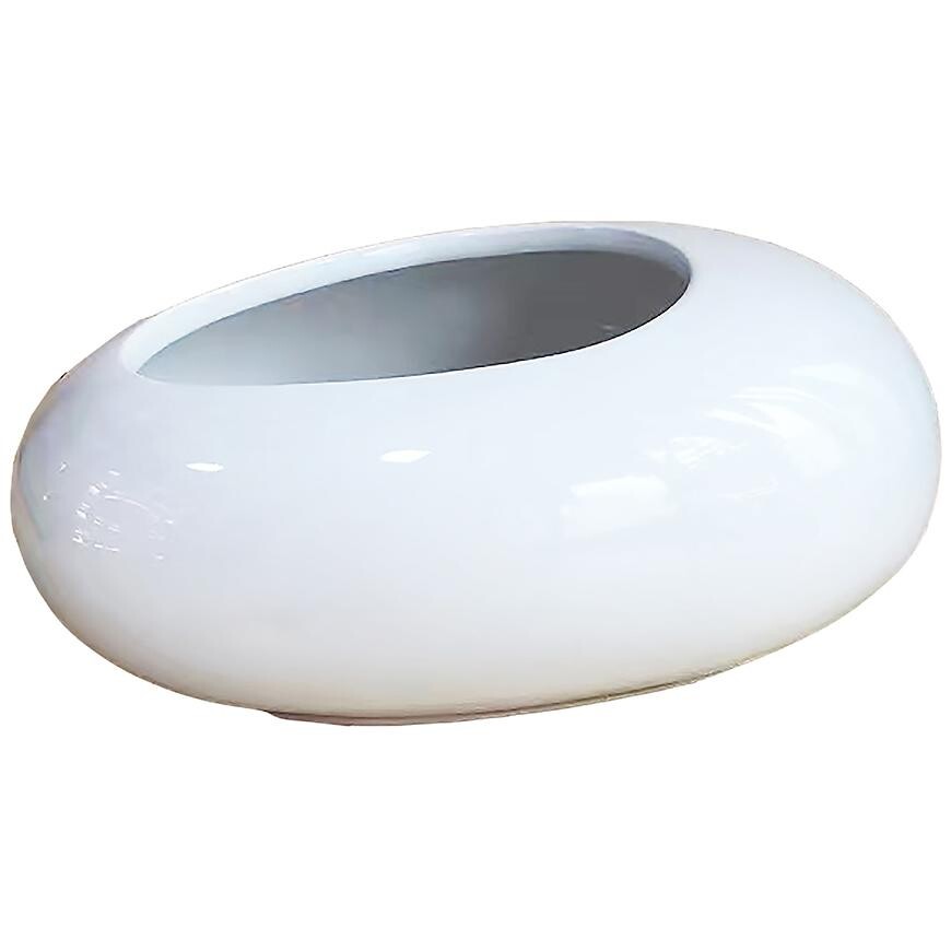 Kvetináč YS44170W ceramic 16x12x6,5 White