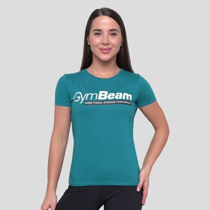 GymBeam Dámske tričko Strong Tomorrow Blue  XS