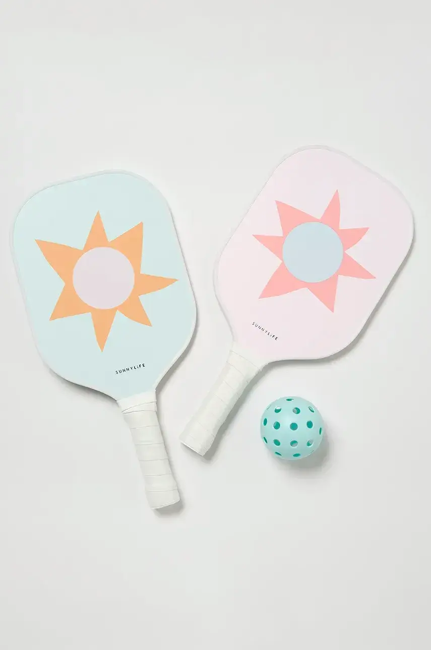 Sada rakiet a plážových loptičiek SunnyLife Pickleball Set Rio Sun Multi viac farieb