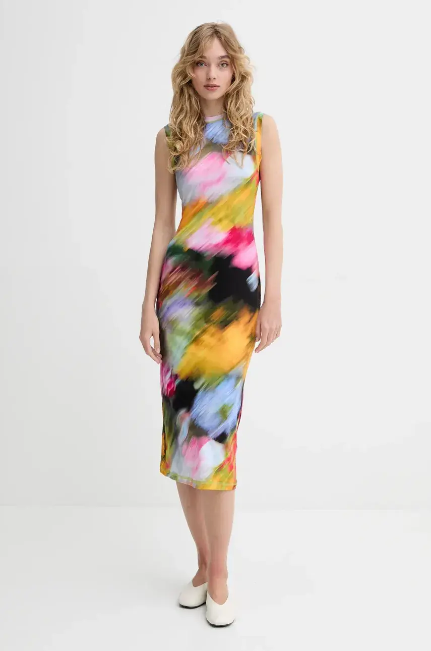 Šaty Stine Goya viac farieb, midi, priliehavé, SG-SS25-D104-2244