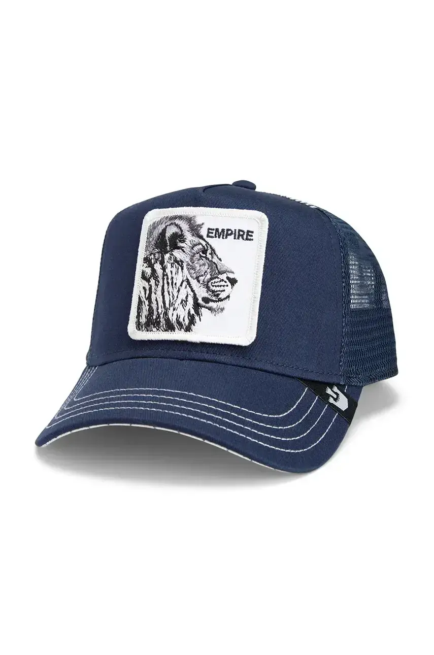 Šiltovka Goorin Bros The Empire Lion tmavomodrá farba, s nášivkou, 101-1949