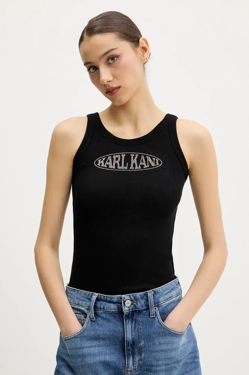 Top Karl Kani čierna farba, 61310131