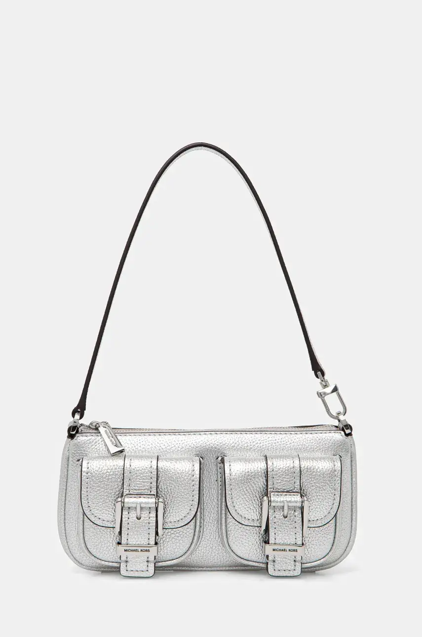 Kabelka MICHAEL Michael Kors strieborná farba, 32S5SZCU1M
