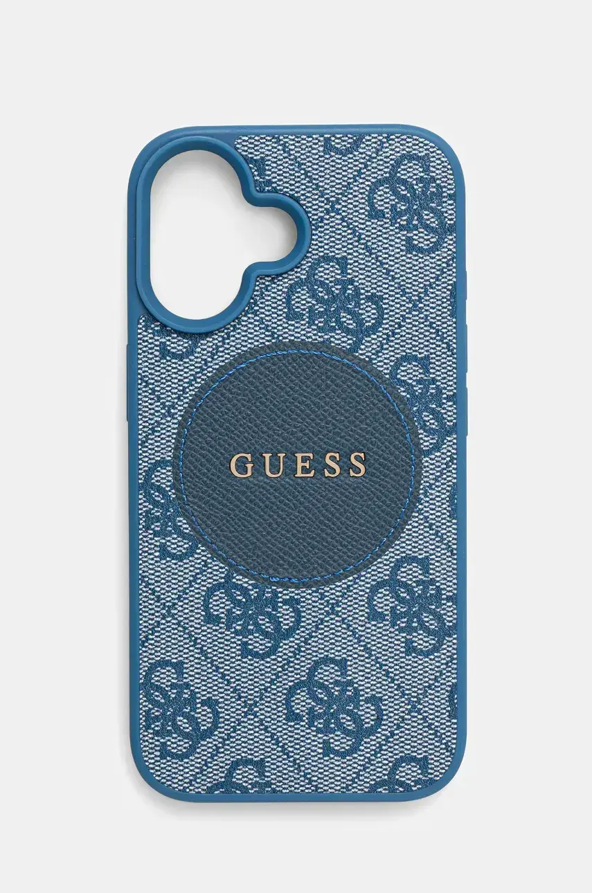 Puzdro na mobil Guess iPhone 16 GUHMP16SP4PGRSGB