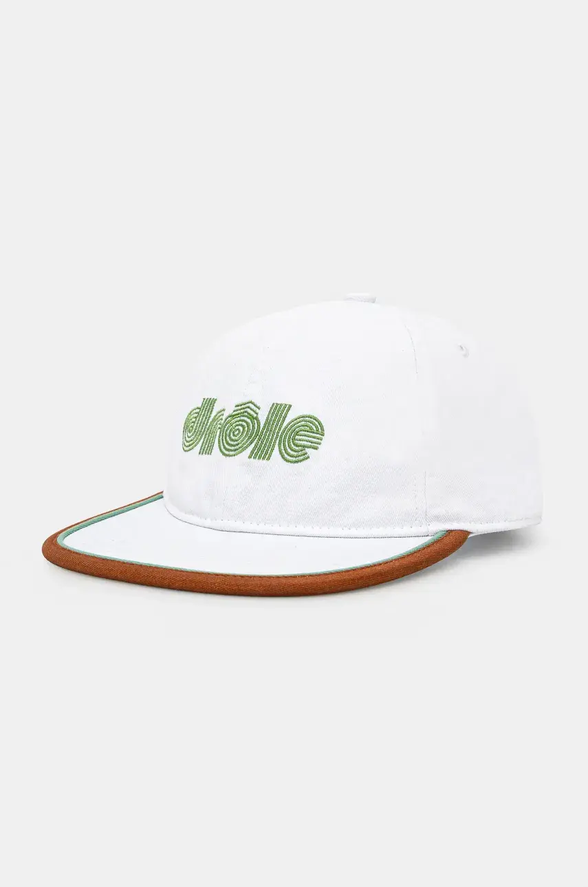 Šiltovka La Casquette Drule Tennis biela farba, jednofarebná, G-CP173-CO138-WT