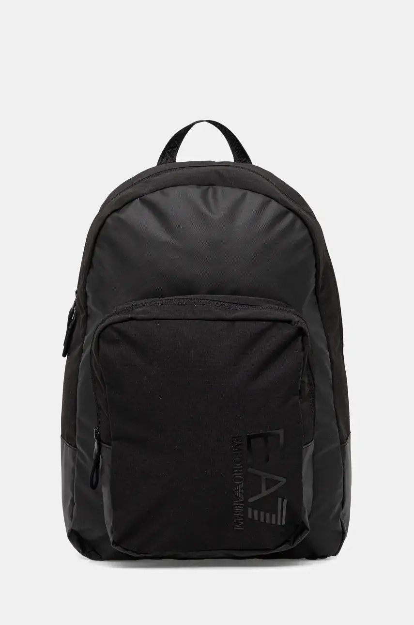 Ruksak EA7 Emporio Armani čierna farba, veľký, s potlačou, AF13820.7X000113