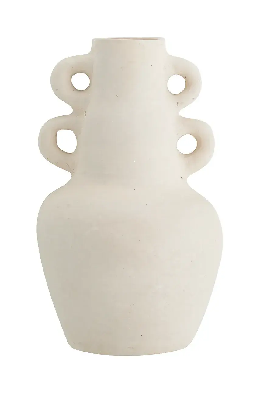 Nástenná váza Madam Stoltz 20 x 11 x 33 cm biela farba