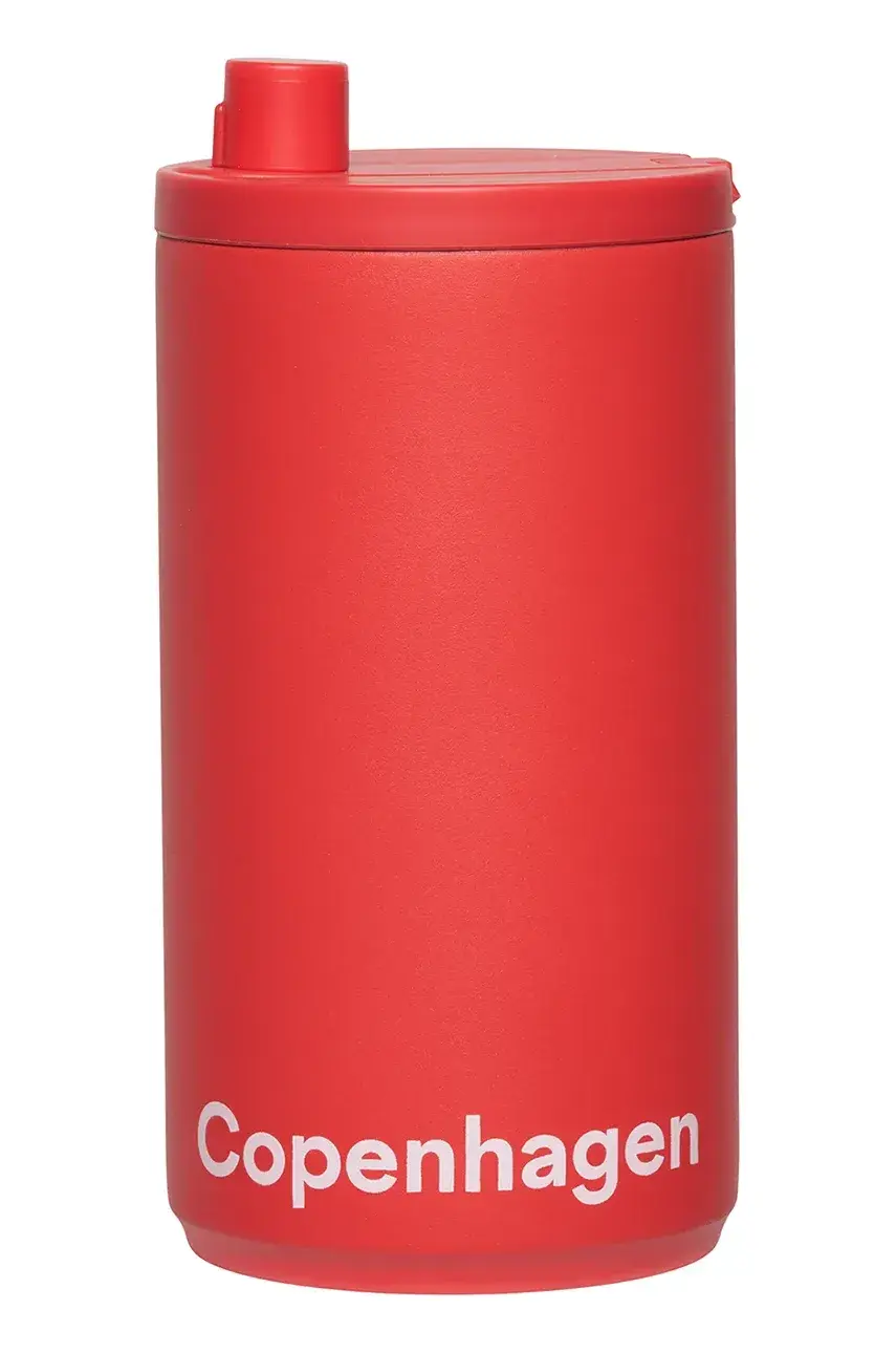 Termo hrnček Design Letters Travel Mug 350 ml červená farba