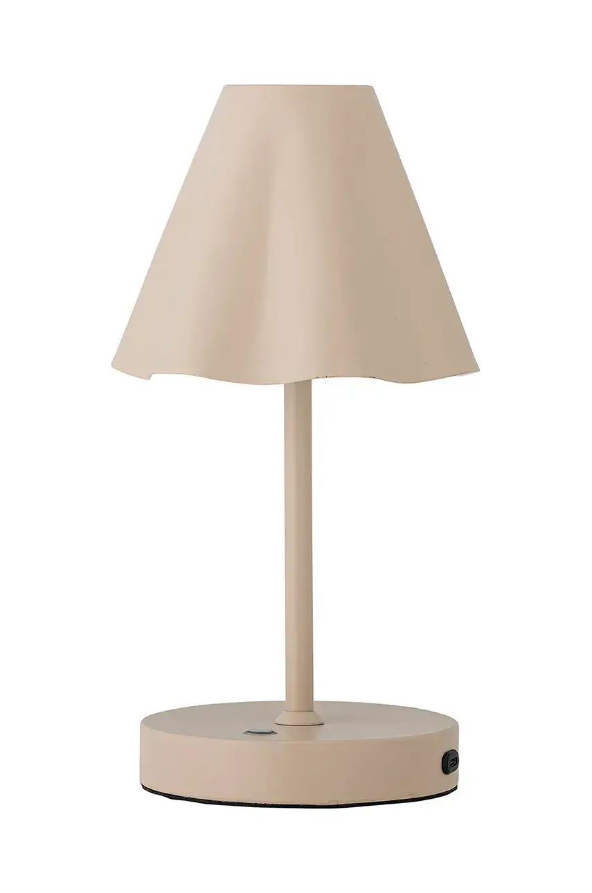Bezdrôtová led stolná lampa Bloomingville Lianna béžová farba