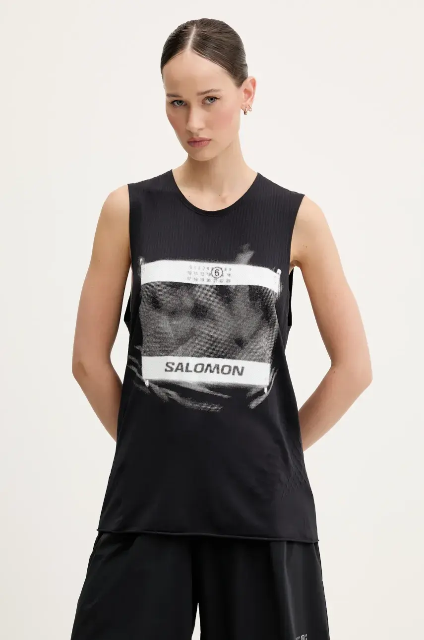Top MM6 Maison Margiela čierna farba, S52NL0071.M20101